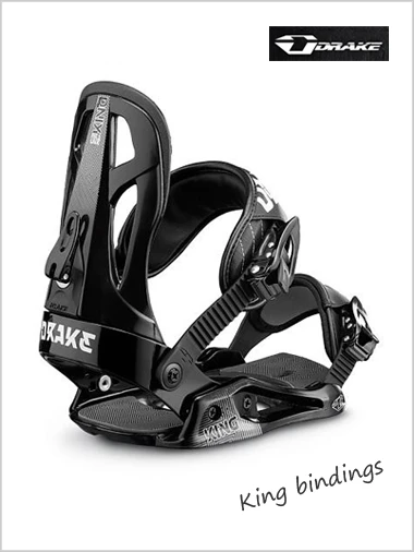 Drake: King (black) - Mens Snowboard Bindings 1 Drake: King (black) - Mens Snowboard Bindings