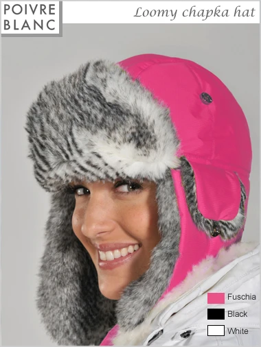 Poivre Blanc: Loomy Chapka Hat (only BLACK Now Left) 1 Poivre Blanc: Loomy Chapka Hat (only BLACK Now Left)