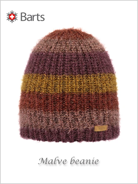Barts: Barts Malve Beanie - Maroon 2 Barts: Barts Malve Beanie - Maroon - Image 2