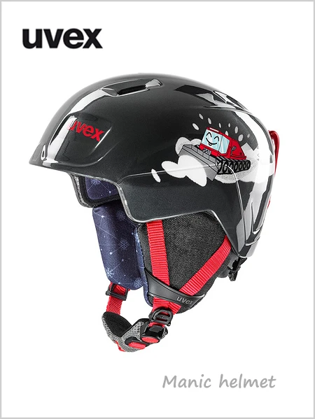 Uvex: Manic Helmet (junior) - Black Caterpillar 1 Uvex: Manic Helmet (junior) - Black Caterpillar