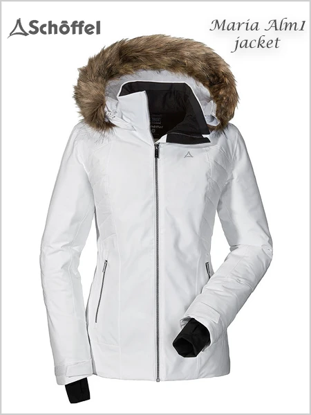 Schoffel: Maria Alm 1 Ski Jacket White (sizes UK 18 - 26) 2 Schoffel: Maria Alm 1 Ski Jacket White (sizes UK 18 - 26) - Image 2
