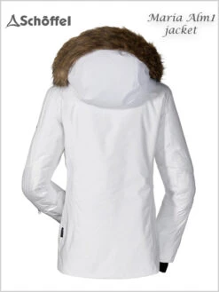 Schoffel: Maria Alm 1 Ski Jacket White (sizes UK 18 - 26) 5 Schoffel: Maria Alm 1 Ski Jacket White (sizes UK 18 - 26) -Ski Gear Store Maria Alm1 white3