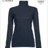 Maser: Maser Womens Claudia Roll Neck - Navy