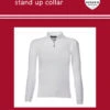 Maser: Maser Kaprun Junior Stand Up Collar Shirt - White