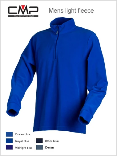 CMP: Mens Fleece Top - Blues 1 CMP: Mens Fleece Top - Blues