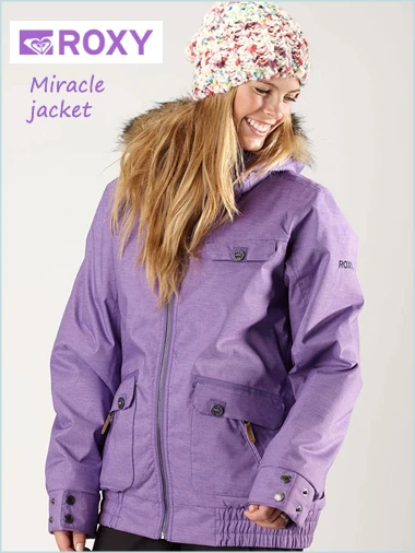Roxy: Miracle Jacket - Purple 1 Roxy: Miracle Jacket - Purple