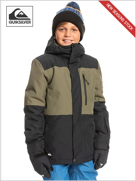Quiksilver: Mission Block Youth Jacket (ages 6 - 16) 1 Quiksilver: Mission Block Youth Jacket (ages 6 - 16)