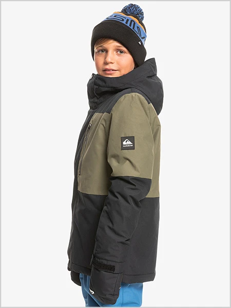Quiksilver: Mission Block Youth Jacket (ages 6 - 16) 2 Quiksilver: Mission Block Youth Jacket (ages 6 - 16) - Image 2
