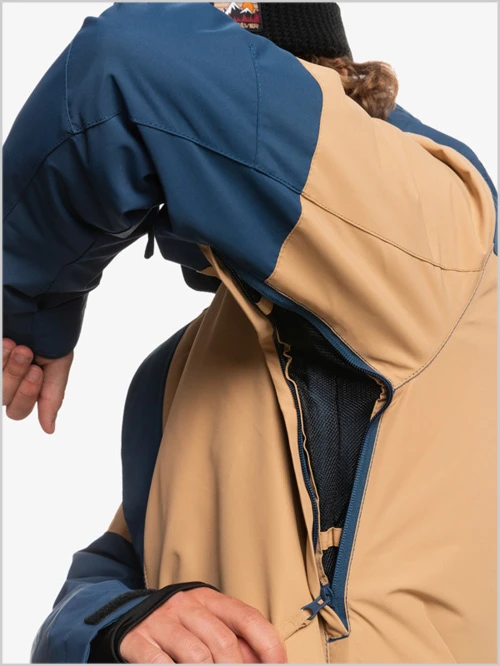 Quiksilver: Mission Block Jacket - Insignia Blue 5 Quiksilver: Mission Block Jacket - Insignia Blue - Image 5