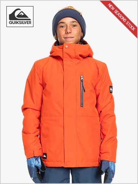 Quiksilver: Mission Solid Youth Jacket (ages 8 - 14) 1 Quiksilver: Mission Solid Youth Jacket (ages 8 - 14)