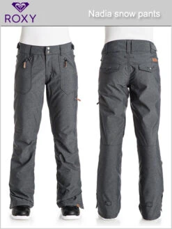 Roxy: Nadia Pant - Greyish Black (only XL Now Left)