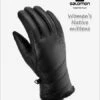 Salomon: Native Ladies Leather Gloves - Black