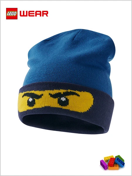 Lego Wear: LEGO® Ninjago Knit Hat 708 - Blue 1 Lego Wear: LEGO® Ninjago Knit Hat 708 - Blue