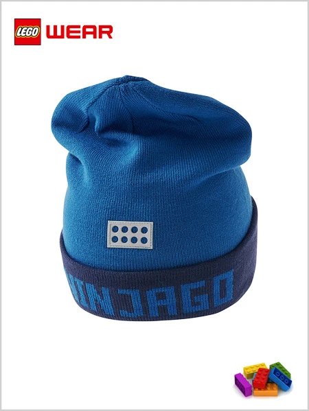 Lego Wear: LEGO® Ninjago Knit Hat 708 - Blue 2 Lego Wear: LEGO® Ninjago Knit Hat 708 - Blue - Image 2