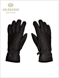 Goldbergh: Nishi Leather Ski Gloves - Black