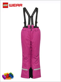 Lego Wear: Platon 709 - LEGOÂ® Wear Tec Snow Pant - Dark Pink