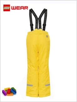 Lego Wear: Platon 709 - LEGOÂ® Wear Tec Snow Pant - Yellow -Ski Gear Store Platon709 Yellow3