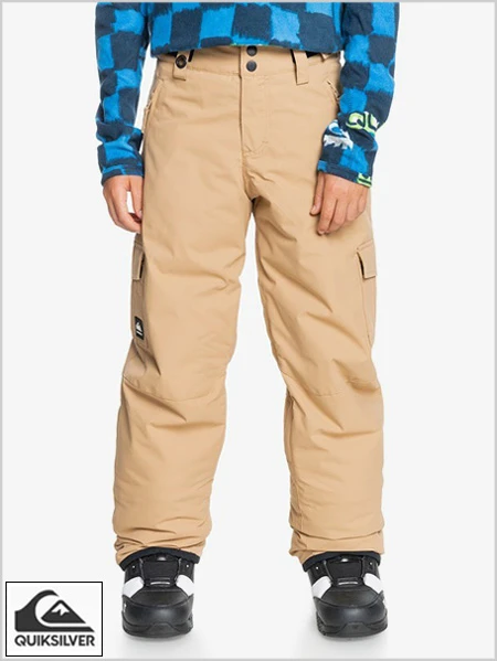 Quiksilver: Porter Snow Pants - Tannin (age 16) 1 Quiksilver: Porter Snow Pants - Tannin (age 16)