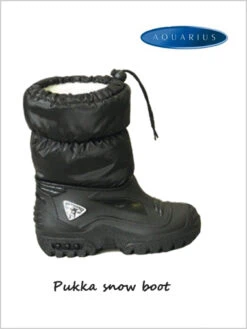 Aquarius: Pukka Ladies Apres Ski Boot - Black, Sizes 38 And 39