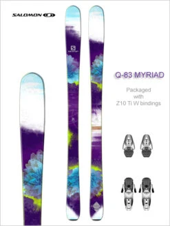 Salomon: Q-83 MYRIAD Skis And Z10 Ti W Binding