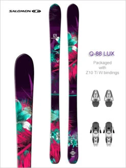 Salomon: Q-88 LUX Skis And Z10 Ti W Binding