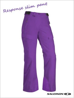 Salomon: Response Slim Pant - Amethyst (only Size 12/14 Now Left)