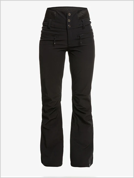 Roxy: Rising High Pant - Black 4 Roxy: Rising High Pant - Black - Image 4