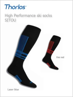Thorlos - Socks: Thorlos High Performance Ski Socks - Ultra Thin