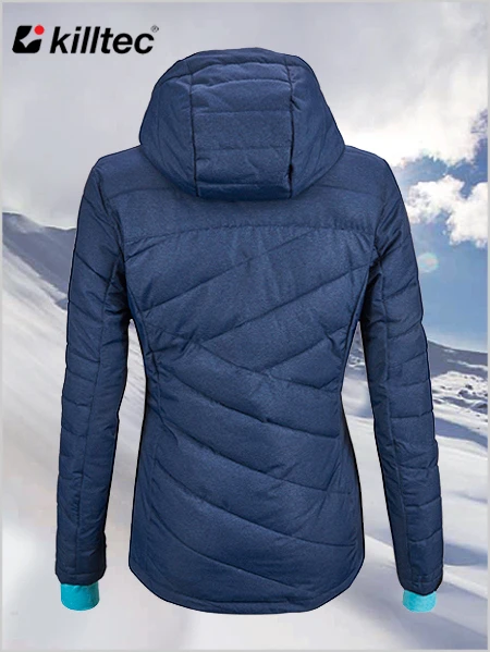 Killtec: Savognin Quilted - Denim (only UK 16-18 Now Left) 2 Killtec: Savognin Quilted - Denim (only UK 16-18 Now Left) - Image 2