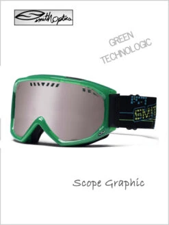 Smith: Scope Graphic Goggles - Green, Ignitor Mirror Lens