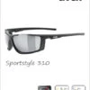 Uvex: Sportstyle 310 Sunglasses Black (silver Mirror Lens) - Cat 4