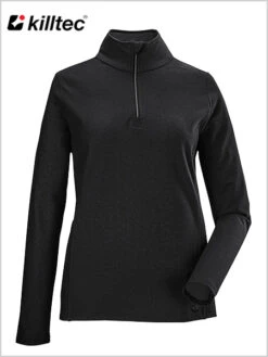 Killtec: Powerstretch Ski Top - Black (sizes 16-24)