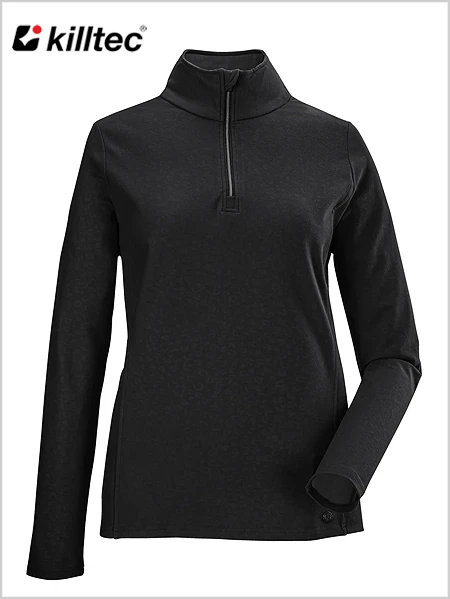 Killtec: Powerstretch Ski Top - Black (sizes 16-24) 1 Killtec: Powerstretch Ski Top - Black (sizes 16-24)