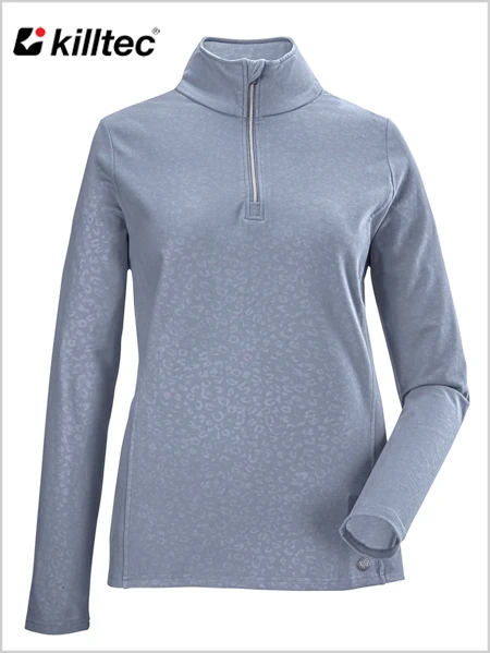 Killtec: Powerstretch Ski Top - Light Steel Blue (sizes 16-24) 1 Killtec: Powerstretch Ski Top - Light Steel Blue (sizes 16-24)