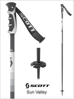 Scott Sports: Unisex Ski Poles - Sun Valley Black