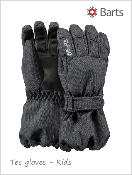 Barts: Child - Junior: Tec Gloves Kids - Denim (ages 4-10) 1 Barts: Child - Junior: Tec Gloves Kids - Denim (ages 4-10)