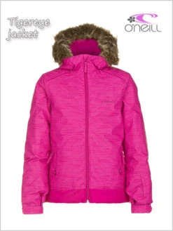 O'Neill: Tigereye Jacket - Raspberry (age 10)
