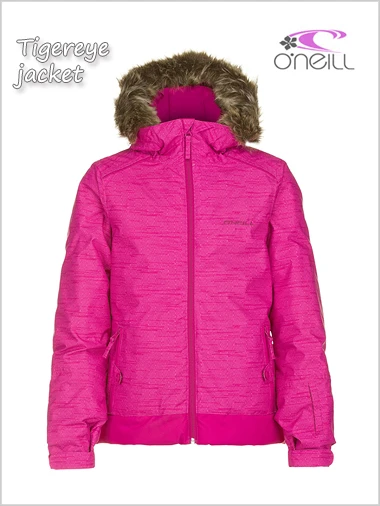 O'Neill: Tigereye Jacket - Raspberry (age 10) 1 O'Neill: Tigereye Jacket - Raspberry (age 10)