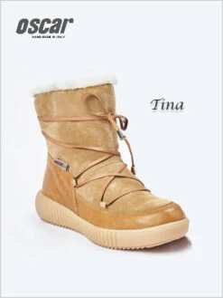 Oscar Boots: Oscar Tina Boots Beige