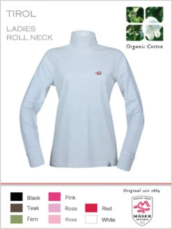 Maser: Maser Womens Tirol Roll Neck Top