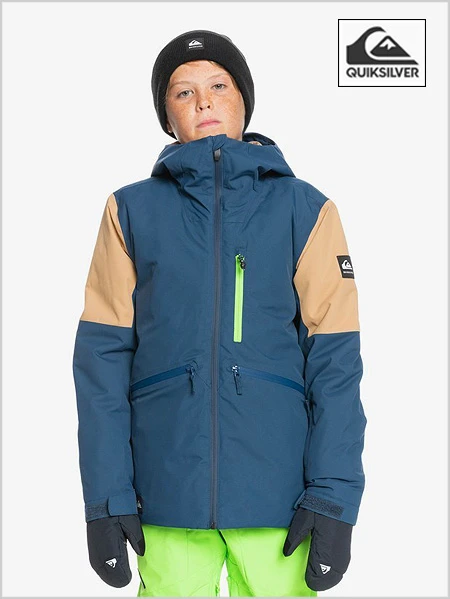 Quiksilver: Travis Rice Youth Jacket - Insignia Blue 1 Quiksilver: Travis Rice Youth Jacket - Insignia Blue