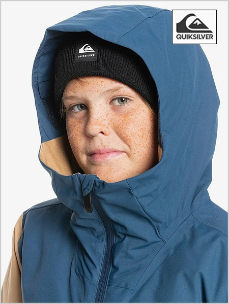 Quiksilver: Travis Rice Youth Jacket - Insignia Blue 2 Quiksilver: Travis Rice Youth Jacket - Insignia Blue - Image 2