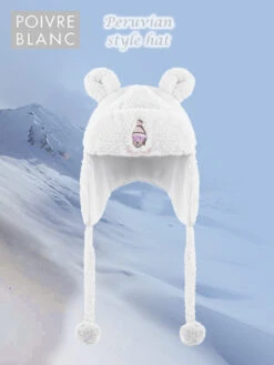 Poivre Blanc: Bubbly White Hat - Child / Junior