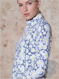 Poivre Blanc: Poivre Blanc Stretch Ski Top - Daisy -Ski Gear Store W201940 DaisyYellow3