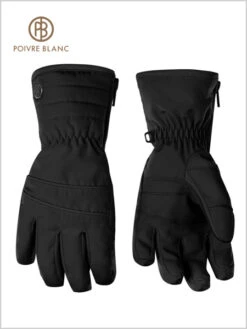 Poivre Blanc: Junior: Girl's Black Gloves