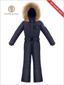 Poivre Blanc: Girls Leonie One-piece Suit - Gothic Blue (ages 14-16)