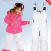 Poivre Blanc: Girls Bib Pant - White (ages 4-7)