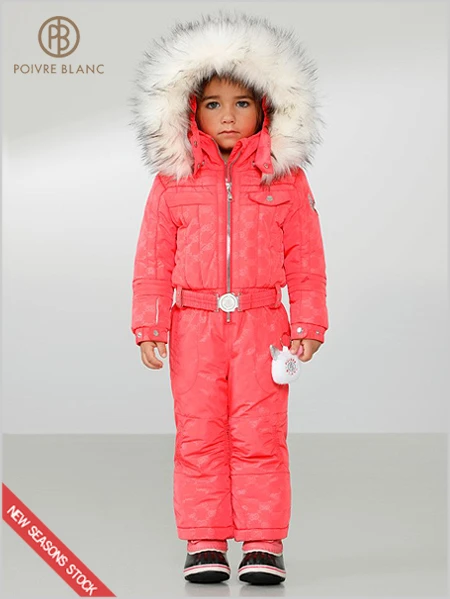 Poivre Blanc: Girls Embo Red One-piece Suit (+ Grow LL System) 1 Poivre Blanc: Girls Embo Red One-piece Suit (+ Grow LL System)