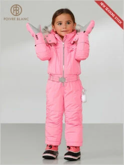 Poivre Blanc: Girls Glory Pink One-piece Suit (+ Grow LL System)