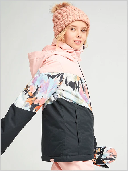 Roxy: Whist Girl Jacket - True Black Tenderness 1 Roxy: Whist Girl Jacket - True Black Tenderness